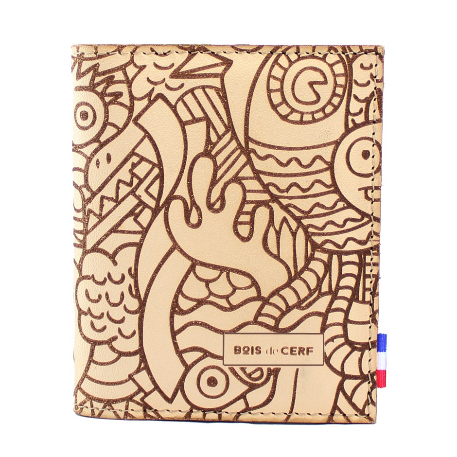Leather Sleeve Wallet - Caribou